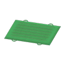 Green exercise mat