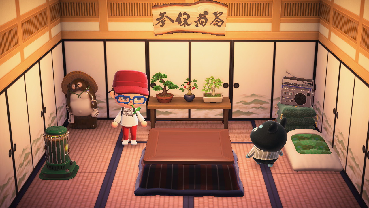Interior of Hamphrey's house in Animal Crossing: New Horizons