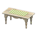 Ranch Tea Table (Vintage - Green Gingham) NH Icon.png