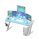 Gaming Desk (Light Blue - Third-Person Game) NH Icon.png