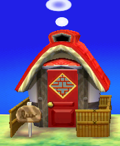 Exterior of Croque's house in Animal Crossing: New Leaf
