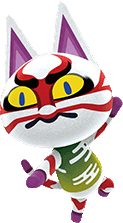 Artwork of Kabuki the Cat