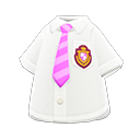 Short-Sleeved Uniform Top (Pink Necktie) NH Storage Icon.png