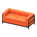 Cool Sofa (Black - Orange) NH Icon.png