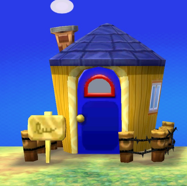 Exterior of Stinky's house in Animal Crossing: New Leaf