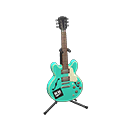 Electric Guitar (Marine Emerald - Familiar Logo) NH Icon.png