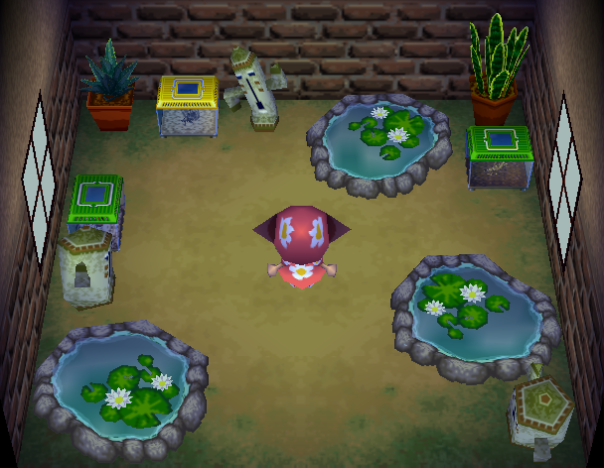 Interior of Wart Jr.'s house in Animal Crossing