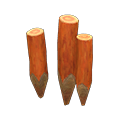 Log Stakes (Orange Wood) NH Icon.png