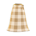 Simple Checkered Dress (Beige) NH Storage Icon.png