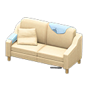 Sloppy Sofa (Beige - Light Blue) NH Icon.png