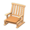 Artful Chair (Light Wood - Orange) NH Icon.png