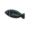 Fish Doorplate (Black) NH Icon.png