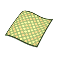 Pastel-dot rug