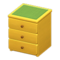 Simple Small Dresser (Yellow - Green) NH Icon.png