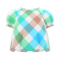 Plaid puffed-sleeve shirt (New Horizons) - Animal Crossing Wiki ...
