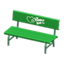 plastic bench