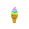 rainbow soft serve