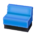 Box sofa's Blue variant