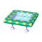 Polka-Dot Table (Melon Float - Soda Blue) NL Model.png