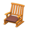 Artful Chair (Orange Wood - Azuki Red) NH Icon.png