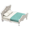 Elegant Bed (White - Blue Roses) NH Icon.png