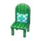 Green Chair (Middle Green - Green) NL Model.png