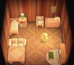 Goldie's house interior