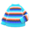 Rainbow Sweater (Light Blue) NH Icon.png