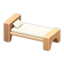 Wooden-Block Bed (Natural) NH Icon.png