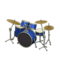 Drum Set (Marine Blue - Glossy Black) NH Icon.png