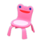 Froggy Chair (Pink) NH Icon.png