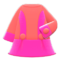 Retro A-Line Dress (Pink) NH Icon.png