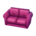 Simple love seat's Purple variant