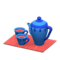 Tea Set (Blue - Red) NH Icon.png