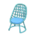 Tubular chair's Blue variant