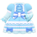 Lace-Up Dress (Blue) NH Icon.png