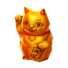 lucky gold cat