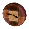 Modern wood clock