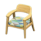 Nordic Chair (Light Wood - Triangles) NH Icon.png