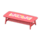 Nordic Low Table (Red - Flowers) NH Icon.png