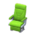 Vehicle Cabin Seat's Green variant
