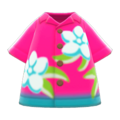 Bold Aloha Shirt (Pink) NH Icon.png