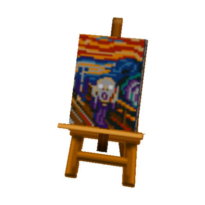 Dreadful painting (Doubutsu no Mori) - Animal Crossing Wiki - Nookipedia