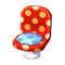 Polka-Dot Chair (Red and White - Soda Blue) NL Model.png