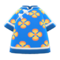 Silk Floral-Print Shirt (Blue) NH Icon.png
