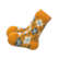 Argyle crew socks's Orange variant