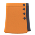 Buttoned Wraparound Skirt (Orange) NH Icon.png