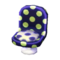 Polka-Dot Chair (Grape Violet - Grape Violet) NL Model.png