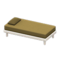 Simple Bed (White - Brown) NH Icon.png