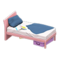 Sloppy Bed (Pink - Navy Blue) NH Icon.png